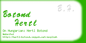 botond hertl business card